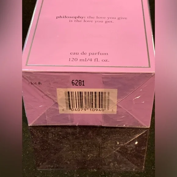 NIB Philosophy Unconditional Love Eau De Parfum, 4 fl oz. - Picture 6 of 7